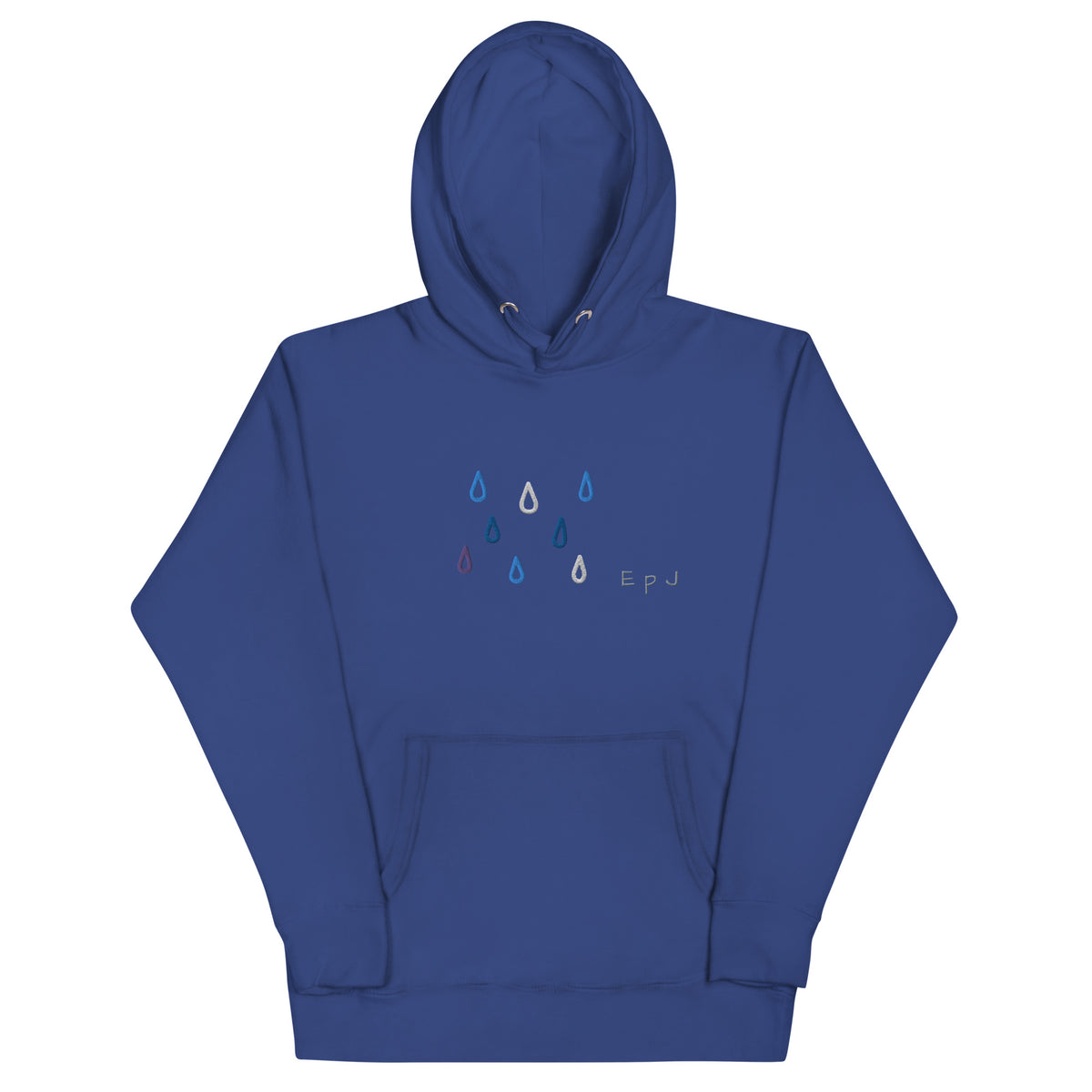 Sudadera con capucha unisex gotas de lluvia
