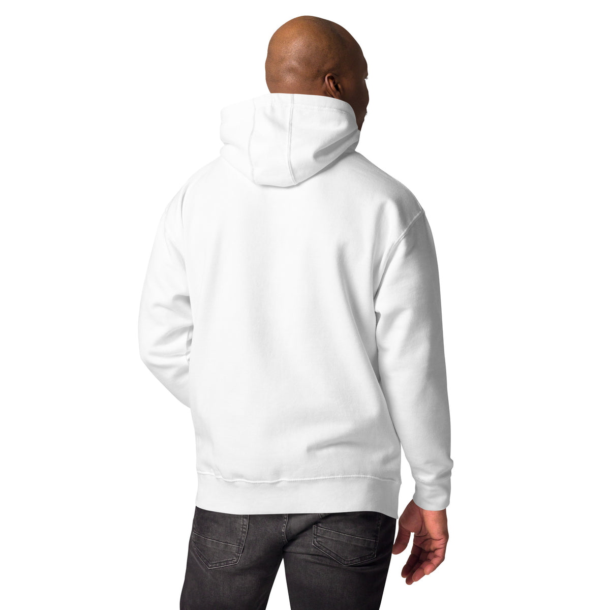 Sudadera con capucha unisex huella bordada