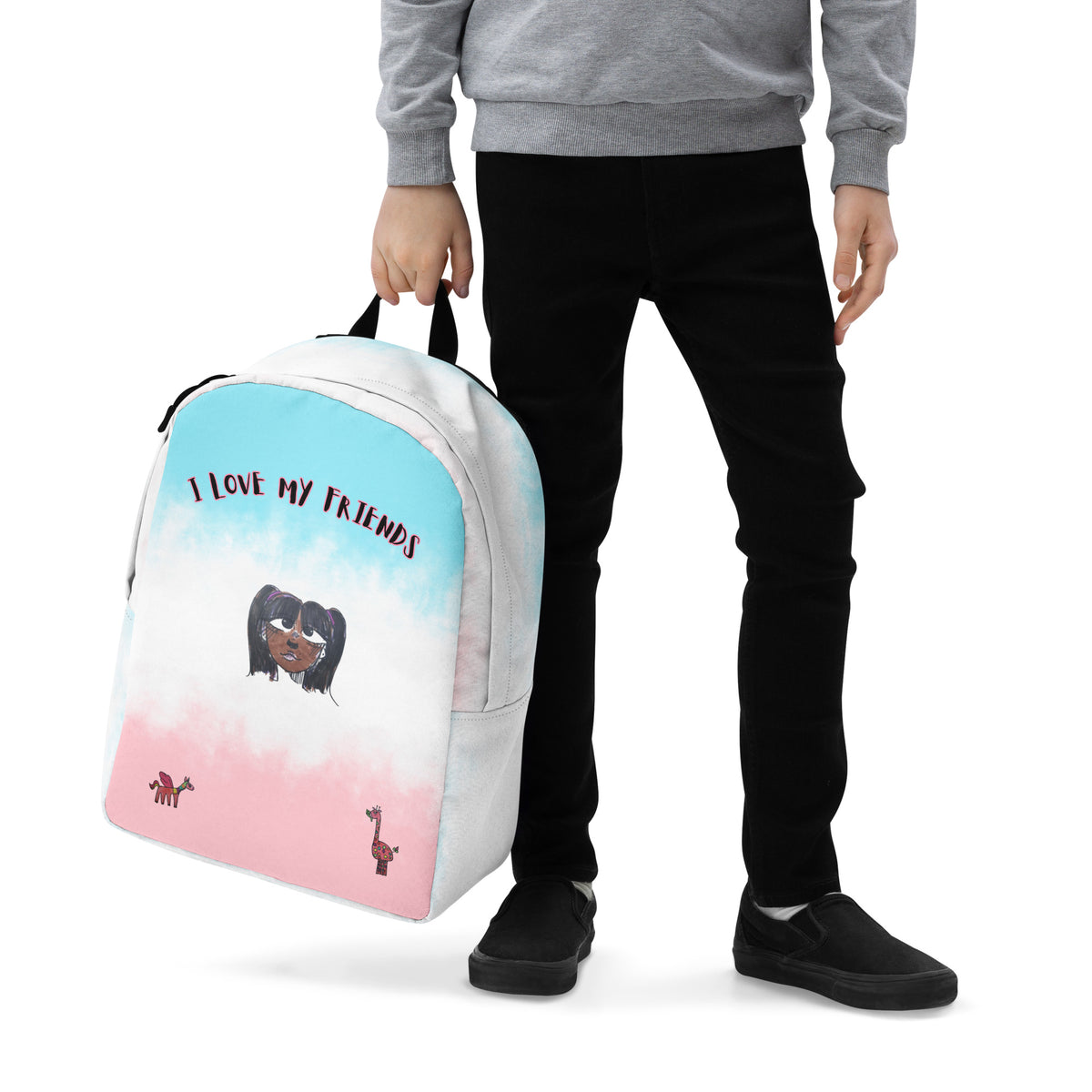 Mochila minimalista best friends