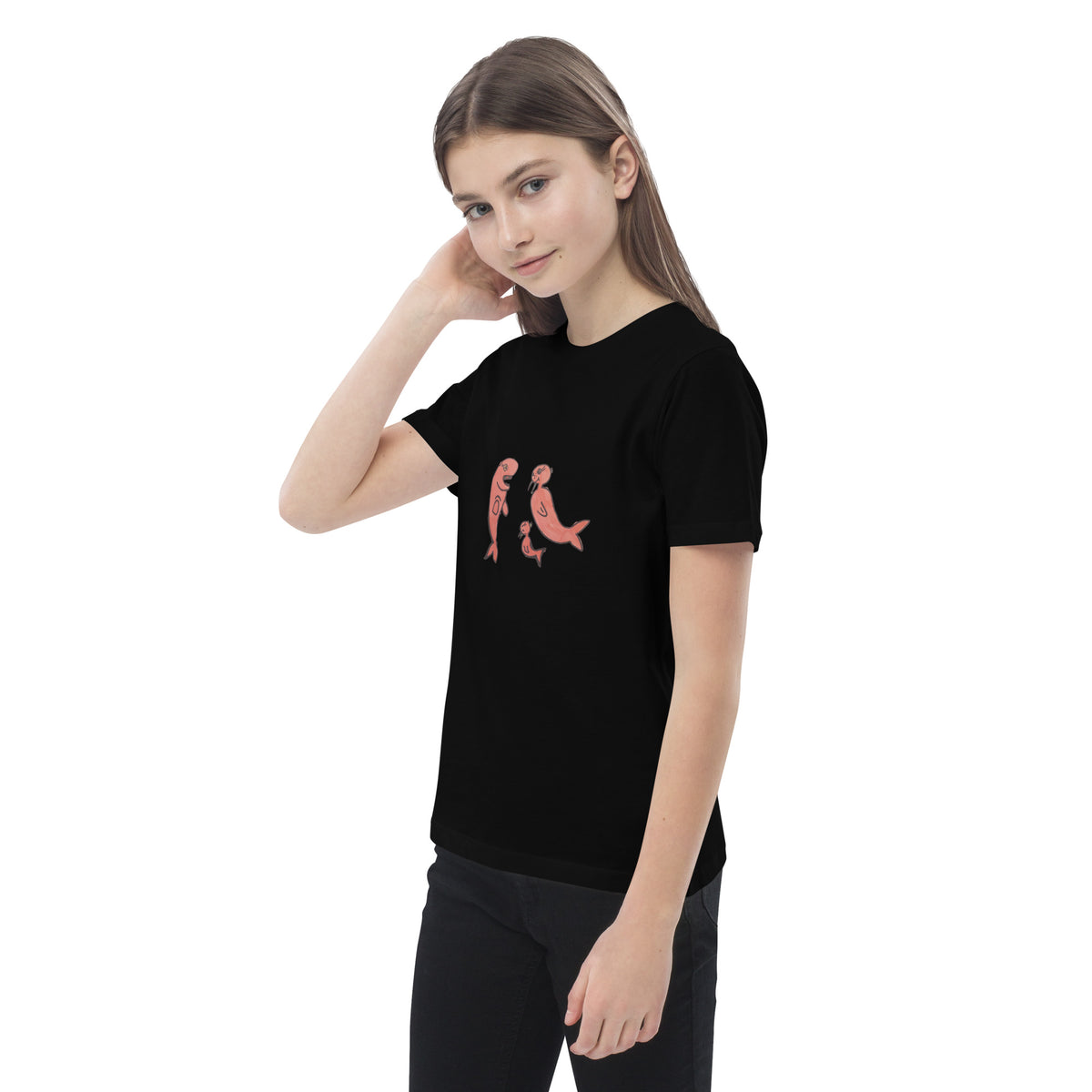 Camiseta algodón orgánico UNISEX BELUGA Y COMPAÑÍA