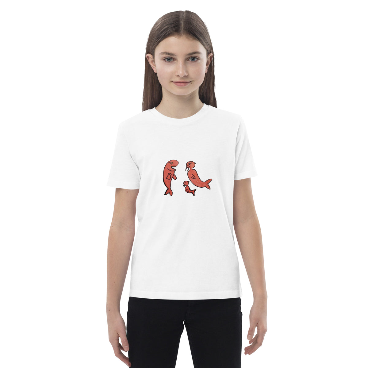 Camiseta algodón orgánico UNISEX BELUGA Y COMPAÑÍA