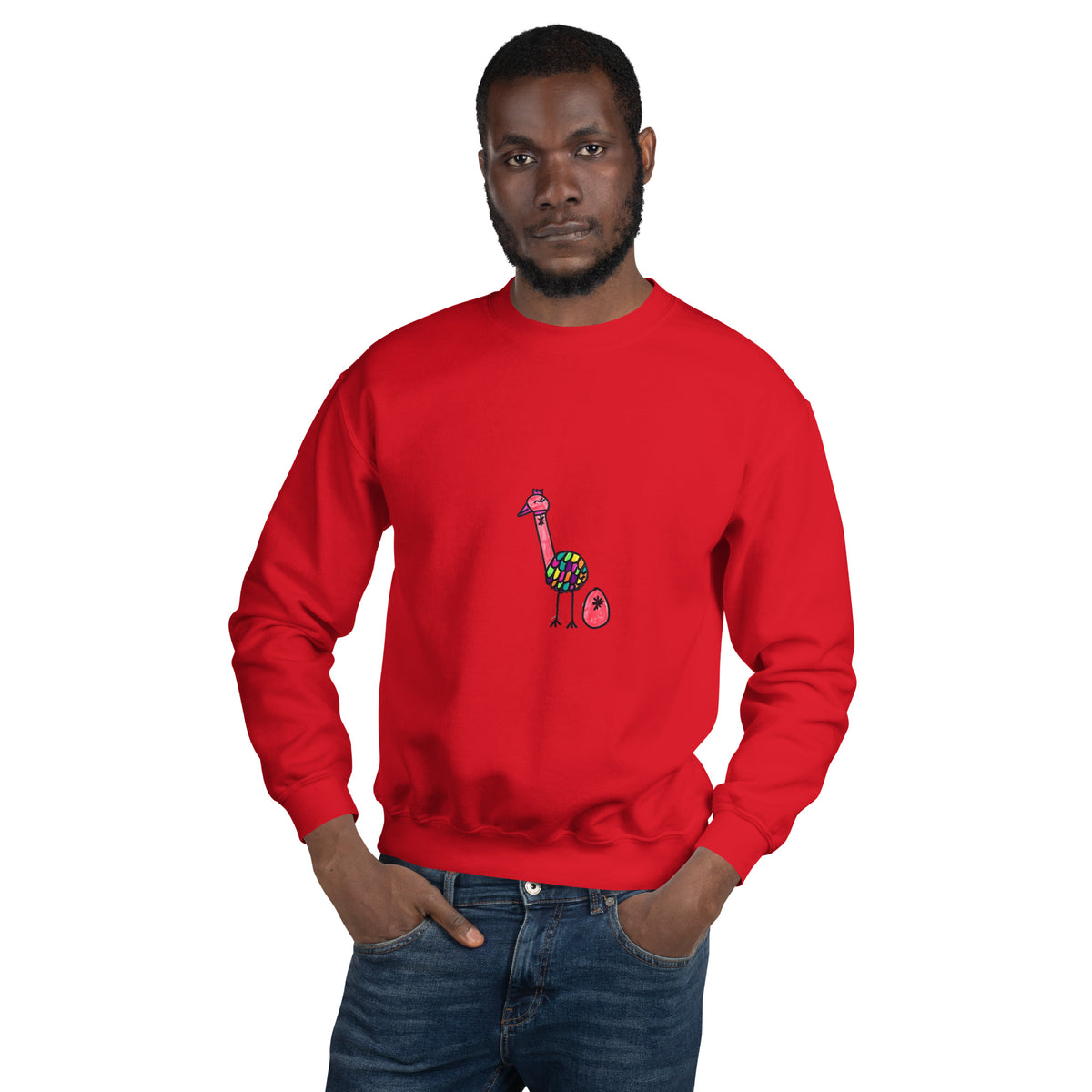 Sudadera unisex avestruz