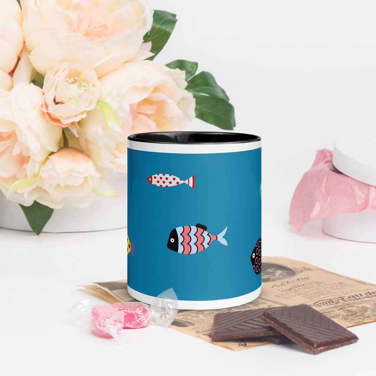 Taza pececitos