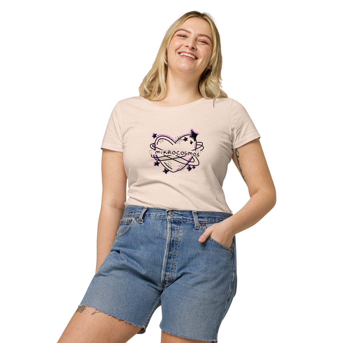 Camiseta orgánica básica mikrocosmos BTS