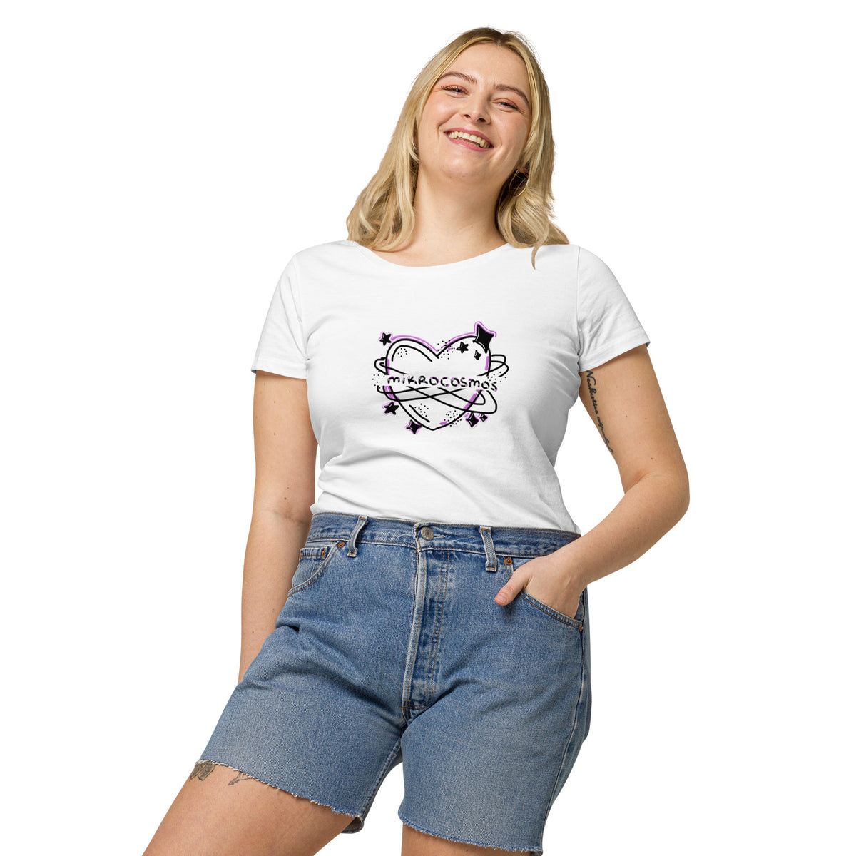 Camiseta orgánica básica mikrocosmos BTS