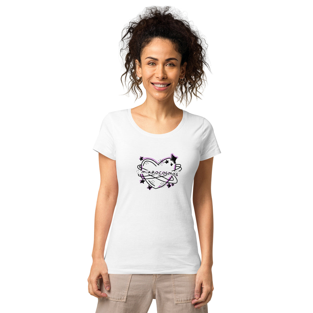 Camiseta orgánica básica mikrocosmos BTS